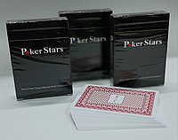 Игральные карты Poker Stars, 100% пластик