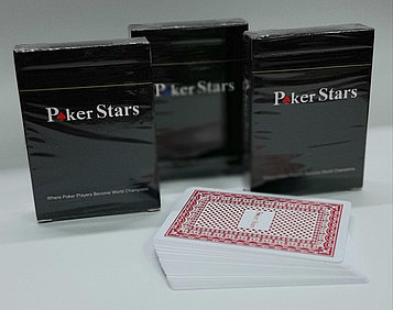 Игральные карты Poker Stars, 100% пластик