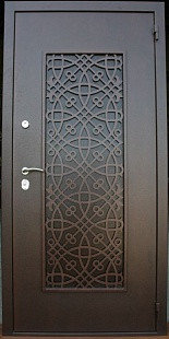 Входная дверь "Щит-эксклюзив" с элементами лазерной резки