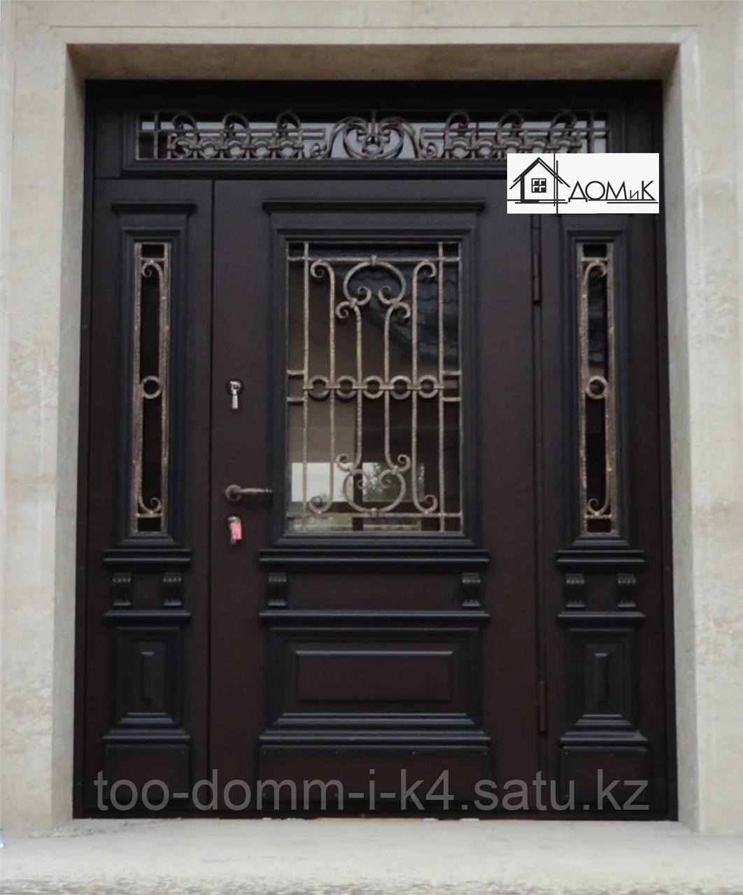 Двери металлические с ковкой в Алматы