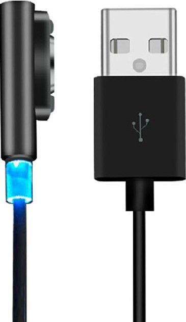 Магнитный USB-кабель для Sony Xperia (черный)