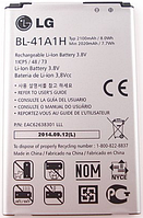 Заводской аккумулятор для LG F60 (BL-41A1H, 2100mAh)