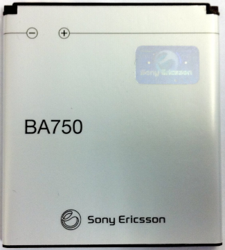Заводской аккумулятор для Sony Xperia Arc LT15i (BA750, 1500mAh)