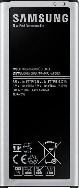 Батарея для Samsung Galaxy Note 4 N910, без NFC модуля (EB-BN910BBEGRU, 3220 mah)