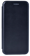 Кожаный чехол Open series для Samsung Galaxy J4 2018 (черный), фото 1