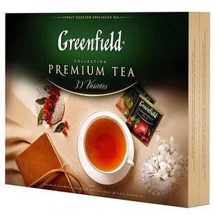 Подарочный набор чая Greenfield "Premium Tea Collection", 30 вкусов, 120 пакетиков, ассорти