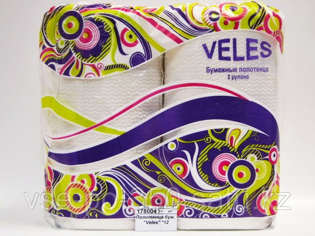 Бумажные полотенца «Veles»