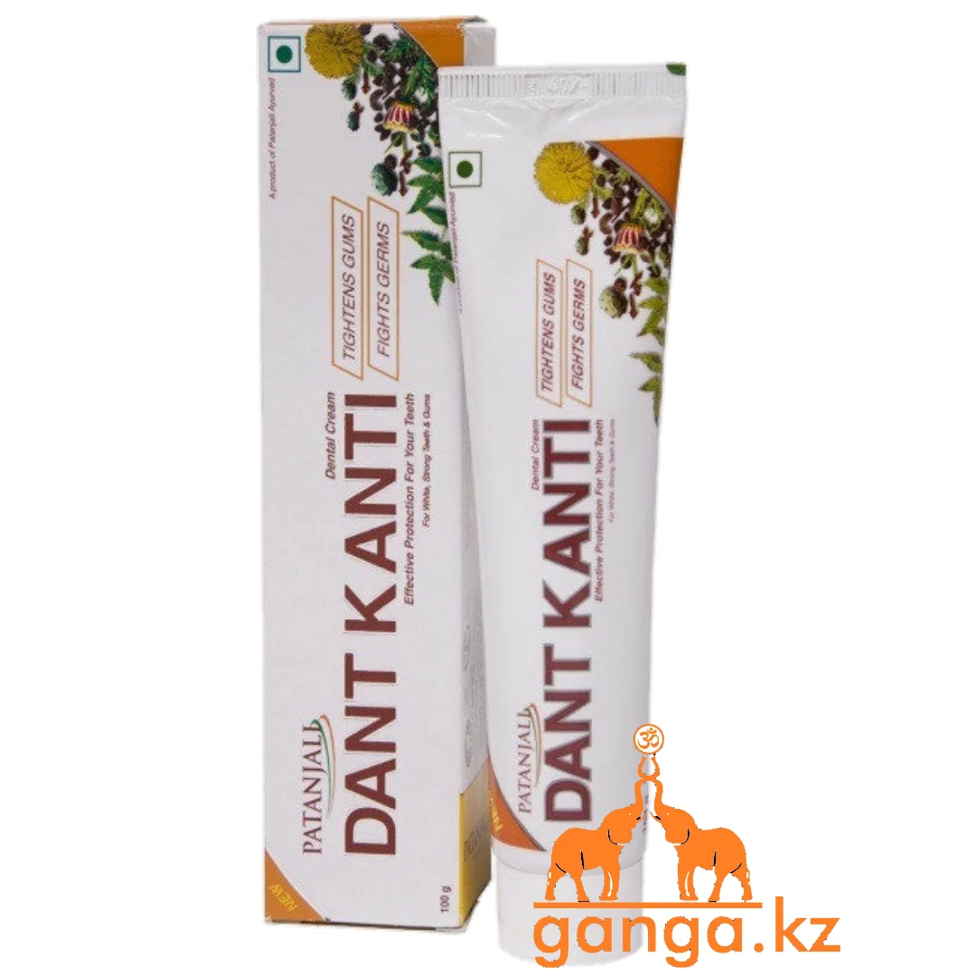 Аюрведическая лечебная зубная паста (Dant Kanti PATANJALI), 100 г.