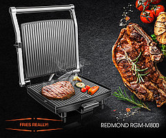 Гриль REDMOND SteakMaster  RGM-M800, черный/сталь