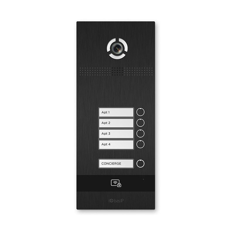 Вызывная панель на 4 абонента BI-04FB BLACK
