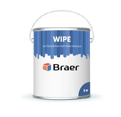 Краска супербелая Braer Wipe