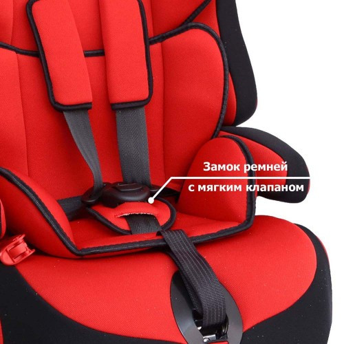 Детское автомобильное кресло SIGER "Прайм ISOFIX" синий, 1-12 лет, 9-36 кг, группа 1/2/3