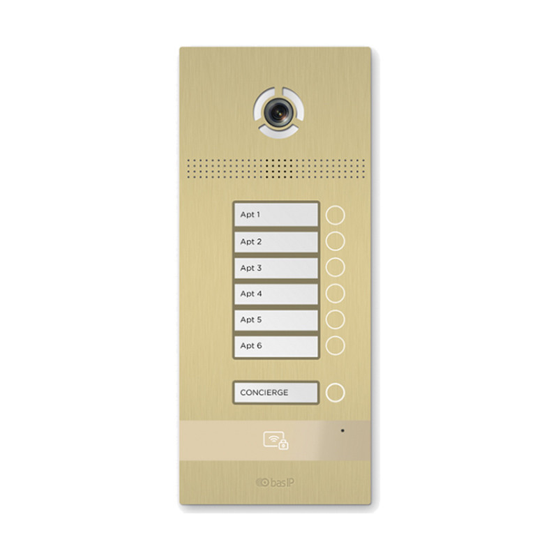 Вызывная панель на 6 абонентов BI-06FB GOLD