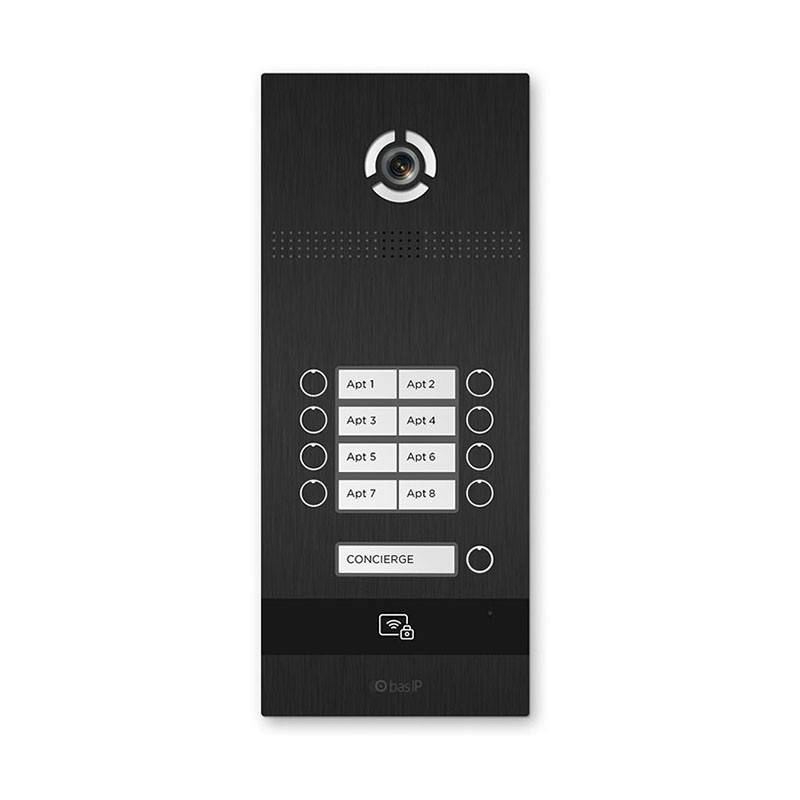 Вызывная панель на 8 абонентов BI-08FB BLACK