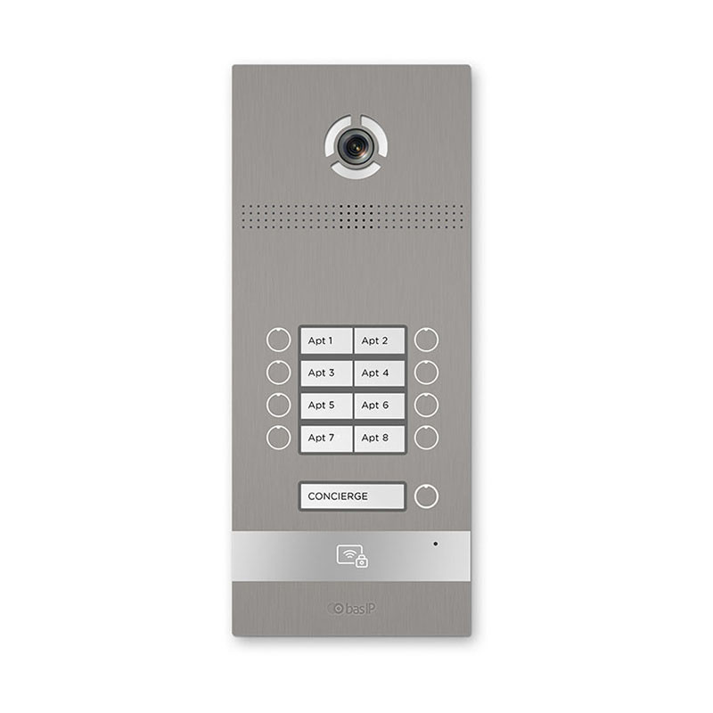 Вызывная панель на 8 абонентов BI-08FB SILVER