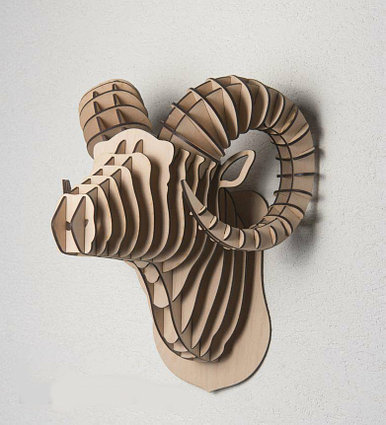 Декоративная голова Барана (без покраски)
