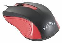 Мышь Oklick 225M черный/красный оптическая (1200dpi) USB
