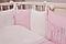 Комплект в кроватку Perina Неженка Oval 7 предметов, розовый, фото 2
