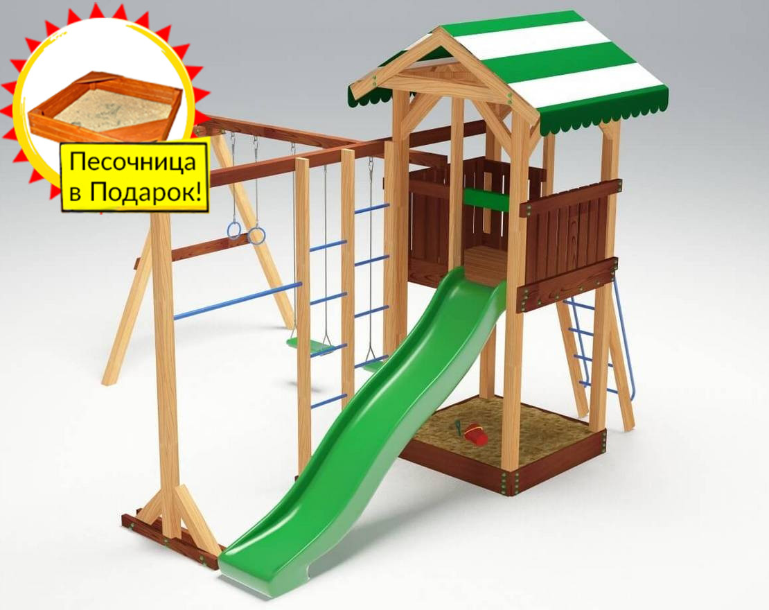 Детская площадка Савушка 6 заказать в Алматы от Batr.kz ️