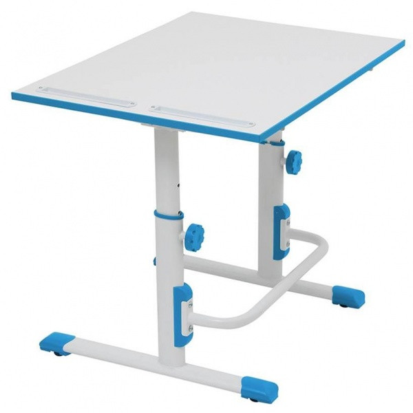 Растущая парта-трансформер Polini kids Simple М1, 75х55 см, белый-синий