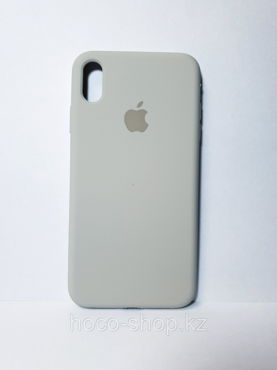 Защитный чехол для iPhone Xs Max Soft Touch силиконовый, серый