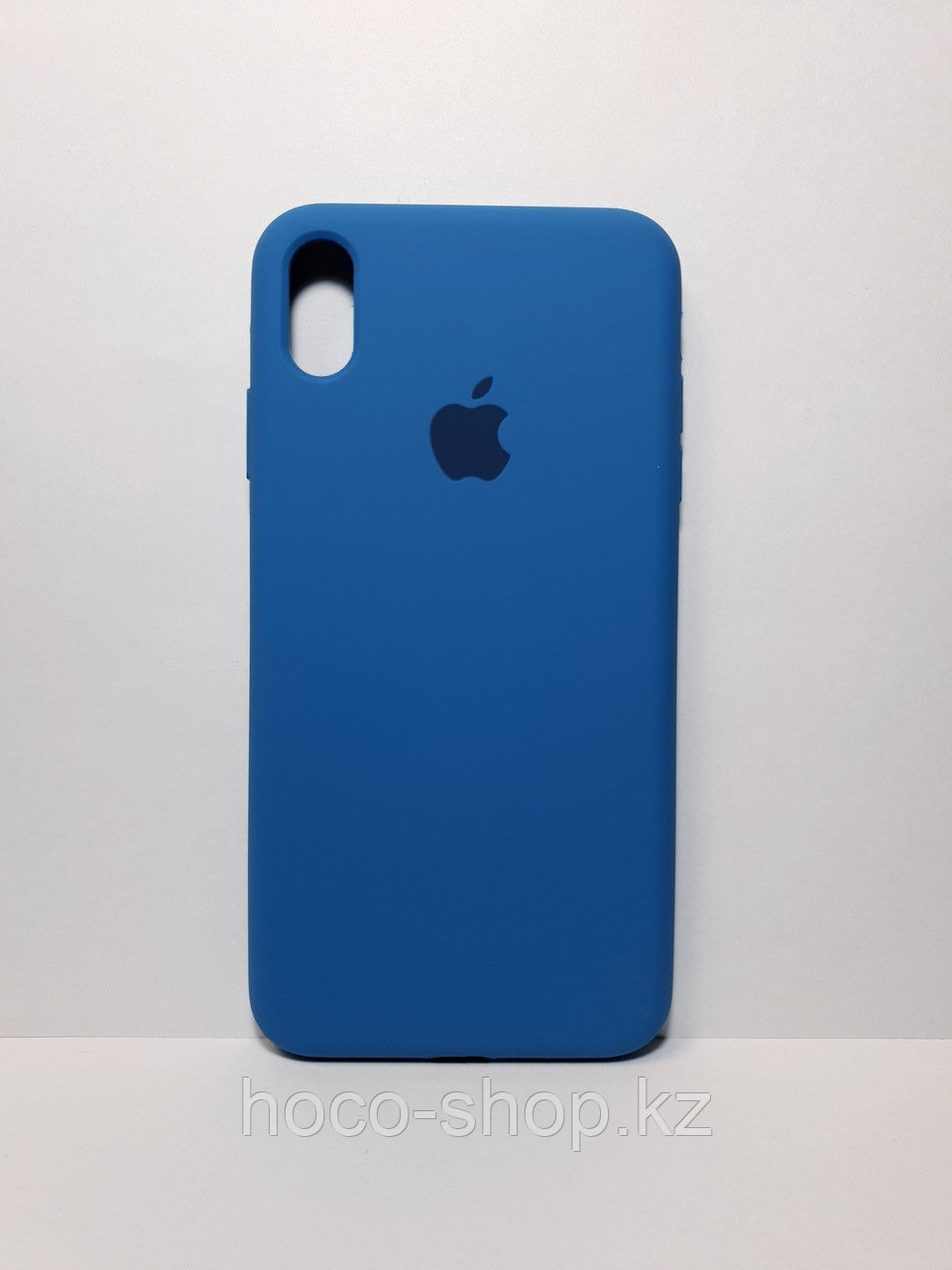 Защитный чехол для iPhone Xs Max Soft Touch силиконовый, синий