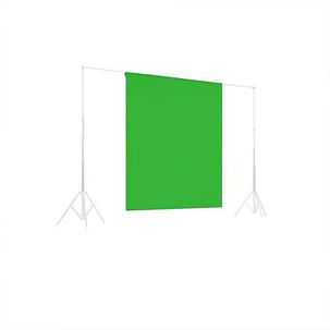 Зелёный фон 1х1.5м Студийный, тканевый, фото 2