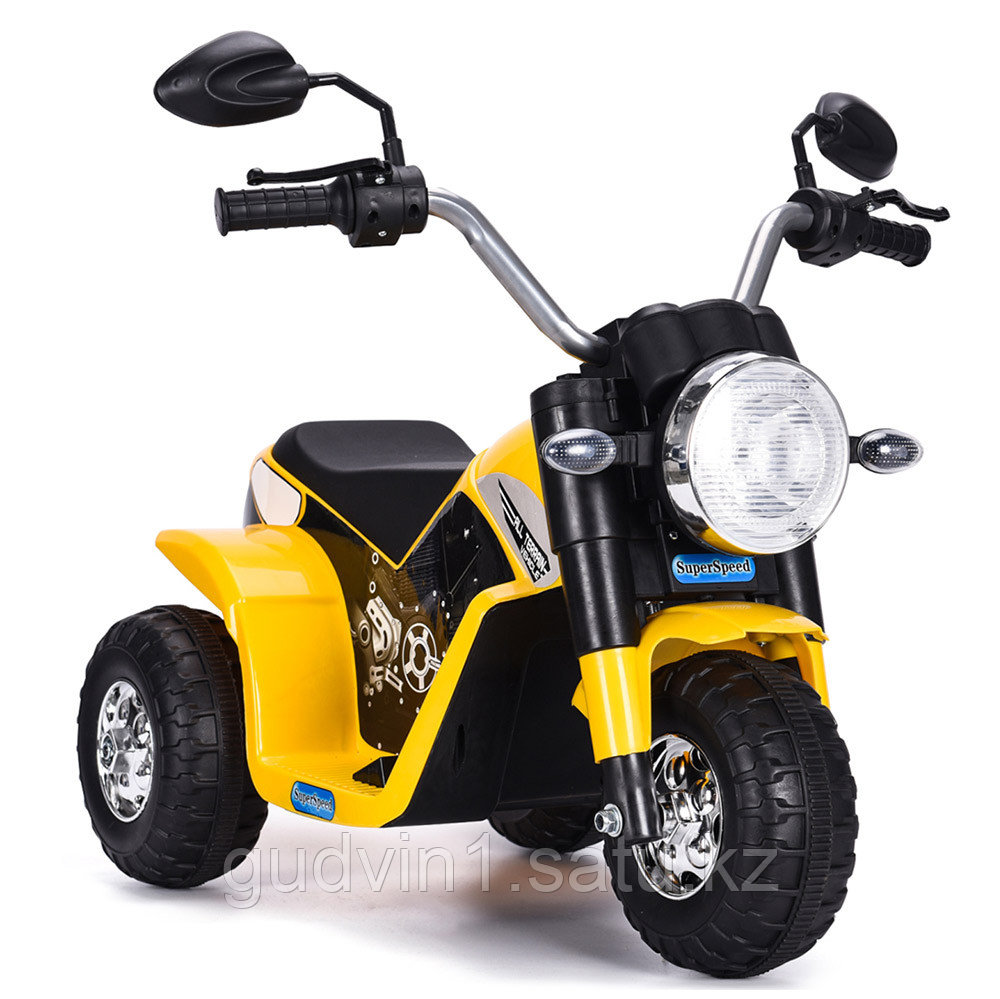 ZHEHUA Электромотоцикл 6V/4,5Ah*1,20W*1,колеса пластик 916-Yellow