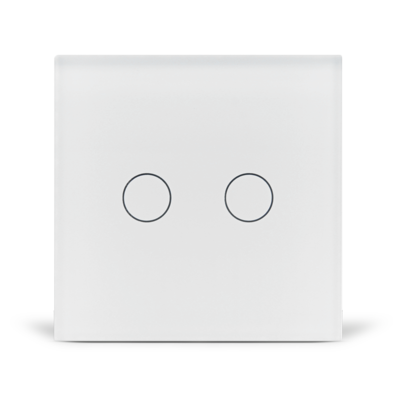 Сенсорный выключатель Touch Me White (двухлинейный, белый) для инфракрасной сауны - фото 2 - id-p74955453