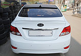 Спойлер на крышку багажника  Hyundai Accent/Хюндай Акцент/Солярис 2010-, фото 2