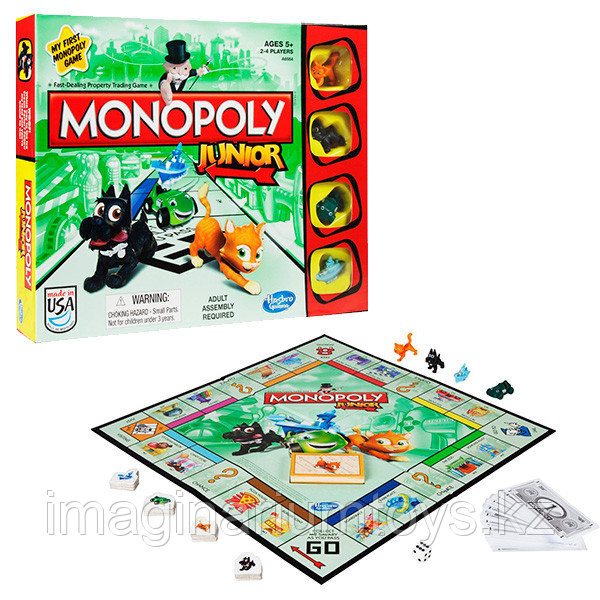 Моя первая Монополия настольная игра Hasbro Monopoly - фото 2 - id-p74960081