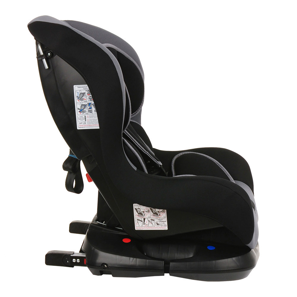 Автокресло группы 0+/1 (0-18кг) Bambola Bambino Isofix серый/черный NEW