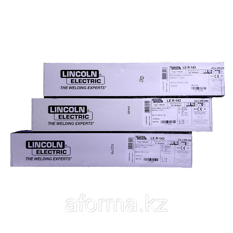 Электроды Lincoln electric E6013. 4,0x350мм, в пачке - 5кг - фото 2 - id-p74914282