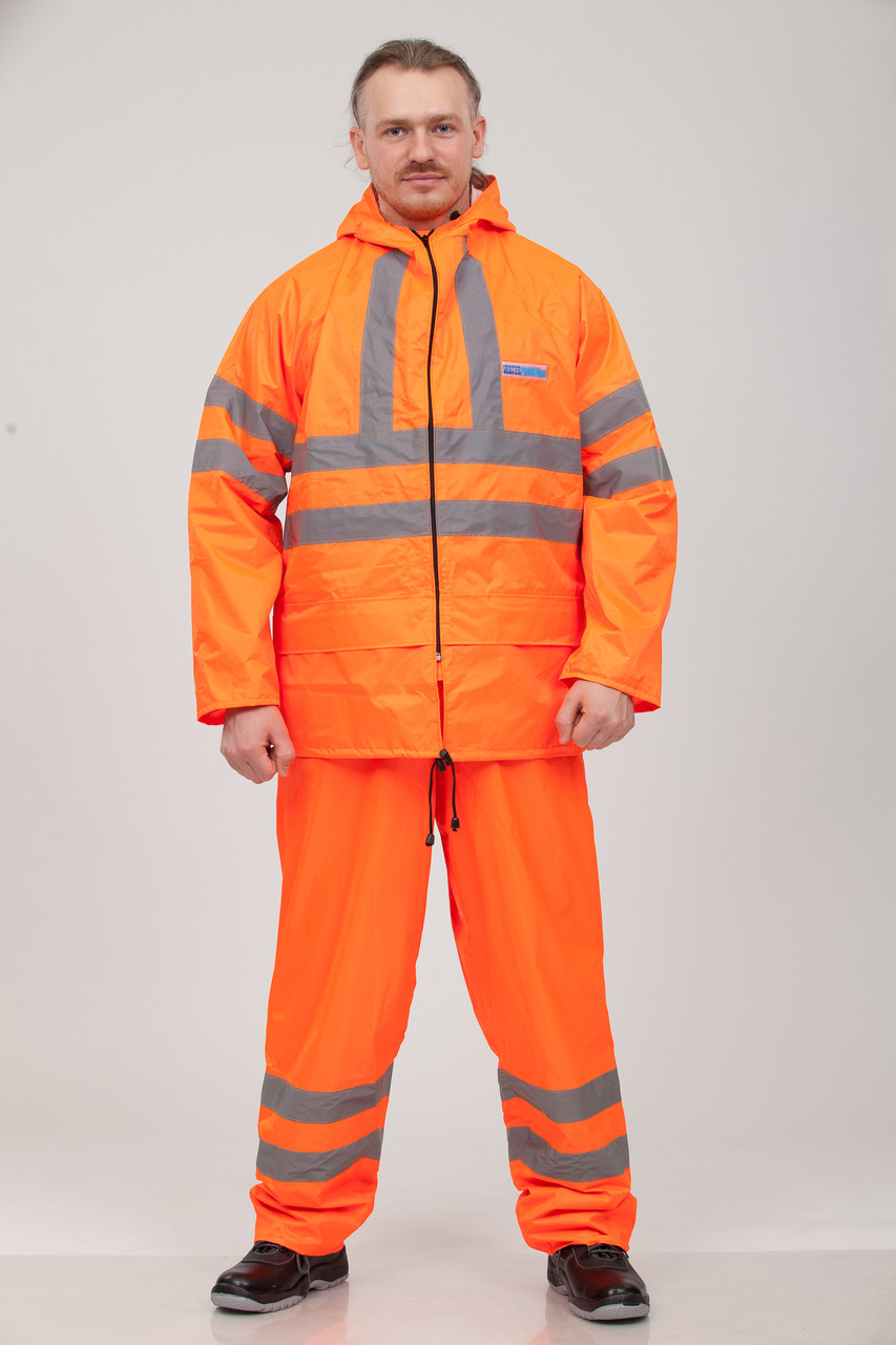 Куртка влагозащитная Extra-Vision WPL оранжевая - фото 1 - id-p74962072