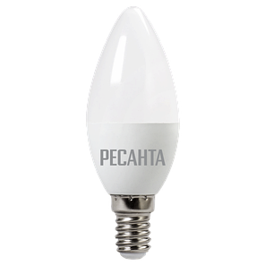 Лампа светодиодная EUROLUX LL-E-C37-5W-230-4K-E14, фото 1