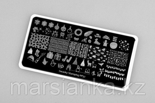 Пластина Swanky Stamping #52