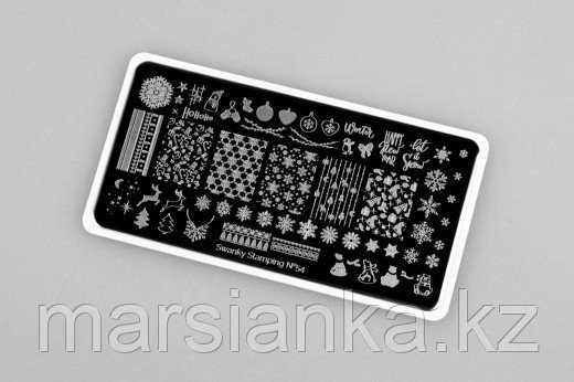 Пластина Swanky Stamping #54