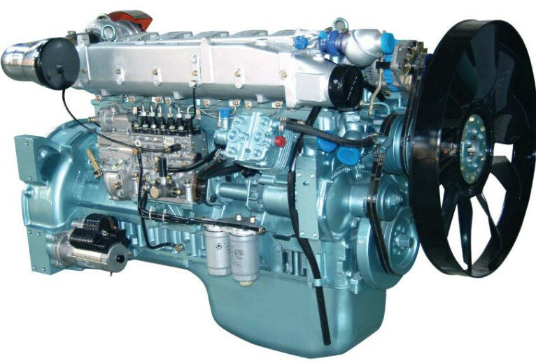 CNHTC Sinotruk WD615.87 рядный 6-цилиндровый дизельный двигатель для HOWO ZZ3251 / ZZ3252