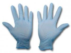 Медицинские перчатки нитриловые неопудренные, фото 2