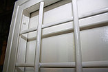 Дверь металлическая в кассу, оружейную комнату с решеткой, фото 4