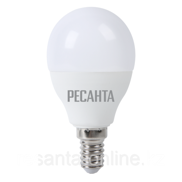 Лампа светодиодная РЕСАНТА LL-R-G45-7W-230-4K-E14 - фото 1 - id-p74969125
