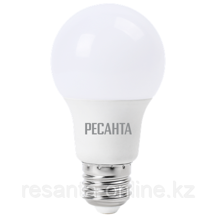 Лампа светодиодная РЕСАНТА LL-R-A60-7W-230-4K-E27, фото 2