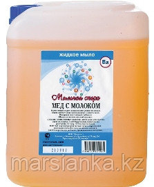 Жидкое мыло "Мед с Молоком" DOMIX, канистра, 5л