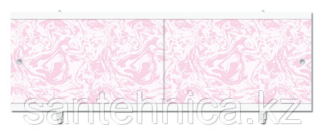 Экран для ванны 1680х560х37 мм мрамор розовый, фото 2
