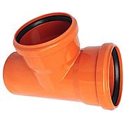 Тройник 110*110/90 наруж. (30)