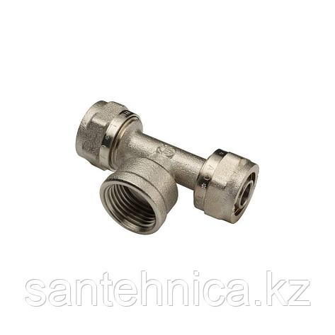 Тройник для металлопластиковых труб с внутр. рез. FR 16*1/2"*16, фото 2