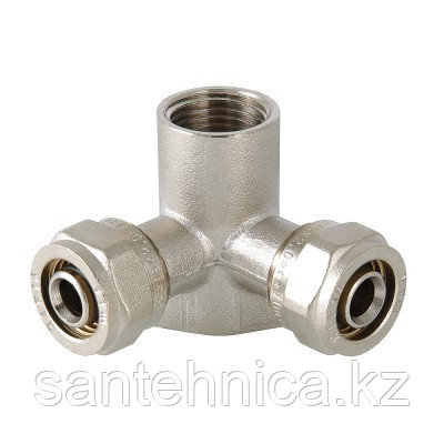 Тройник с креплением обжимной с внутр. резьбой Дн 20*1/2" Vtm.334, фото 1