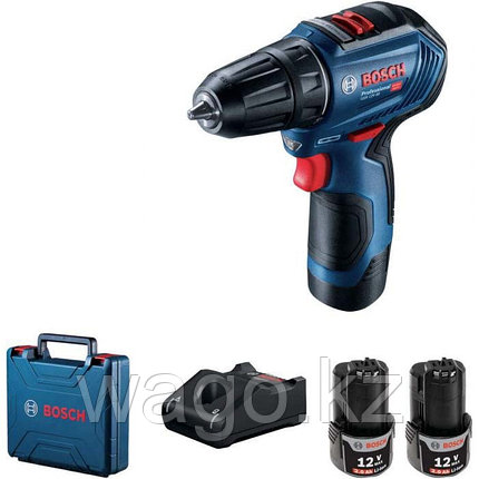 Аккумуляторная дрель-шуруповёрт, Bosch GSR 12V-30 Professional, 12 В, фото 2