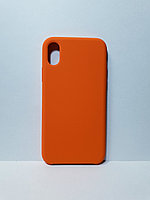 Защитный чехол для iPhone X/Xs Soft Touch силиконовый, оранжевый