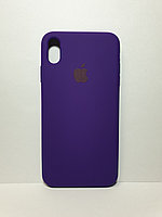 Защитный чехол для iPhone X/Xs Soft Touch силиконовый, фиолетовый